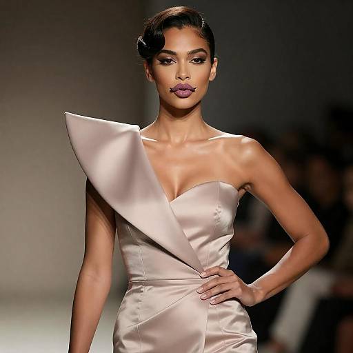 Architectural Couture Femme Fatale Portrait