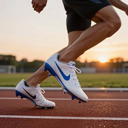 Athlete Sprinting in Nike Air Max