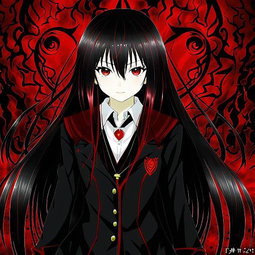 Illustration of Alastor (shakugan no shana), shakugan no shana in the style of Youko-shima