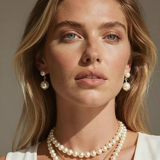 Radiant Close-Up of a Woman