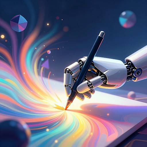 Robotic Hand Painting Evolution of Art