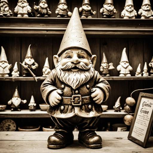Rustic Ceramic Garden Gnome