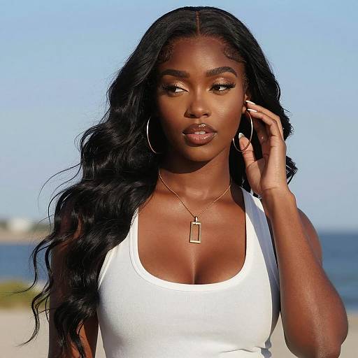 Confident Black Woman Outdoors