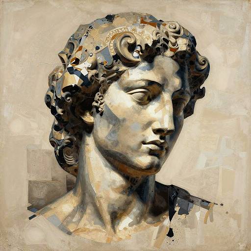 Abstract Female Silhouette Masterpiece