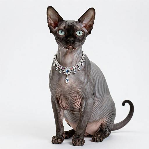 Luxury Portrait of a Sphynx Cat