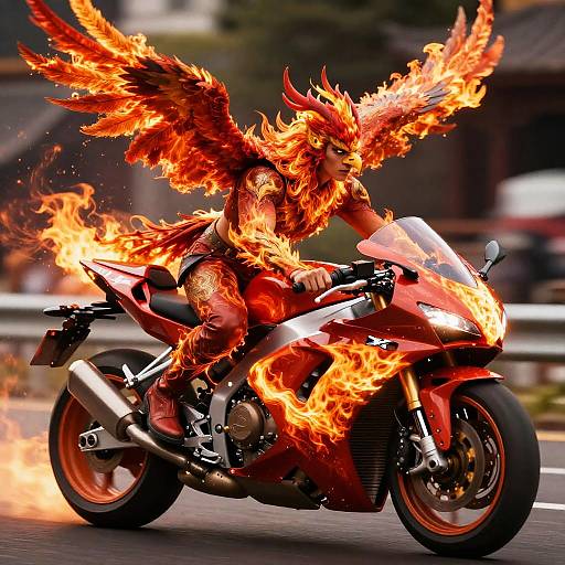 Cinematic Legendary Phoenix Rider