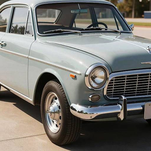 Photorealistic Vintage Car Upscale