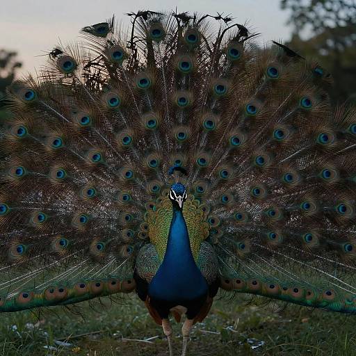 Surreal Victorian Pop Peacock Cinematic Portrait