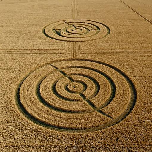 Photorealistic Aerial Crop Circles