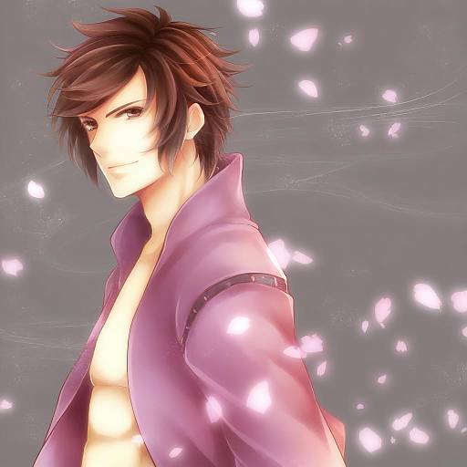 Illustration of Mouri motonari (sengoku basara), sengoku basara in the style of Yomogi (black-elf)