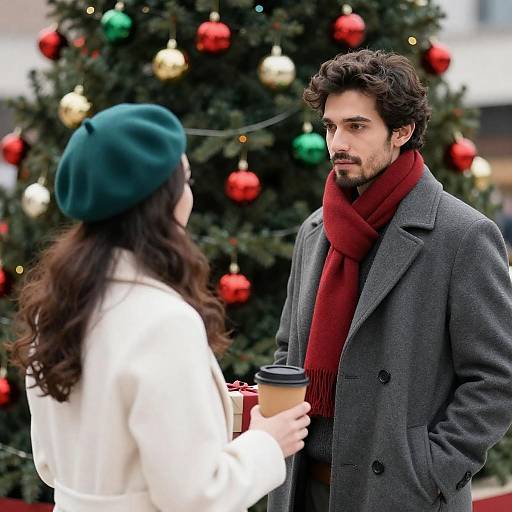 Festive Christmas Moments Captured Outdoors