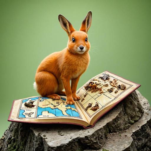 Anthropomorphic Fox with Treasure Map