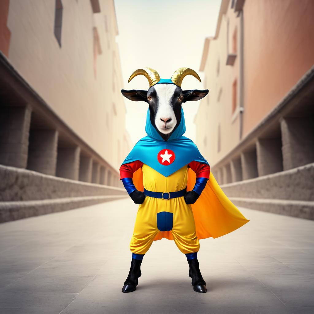 Superhero Goat to the Rescue!