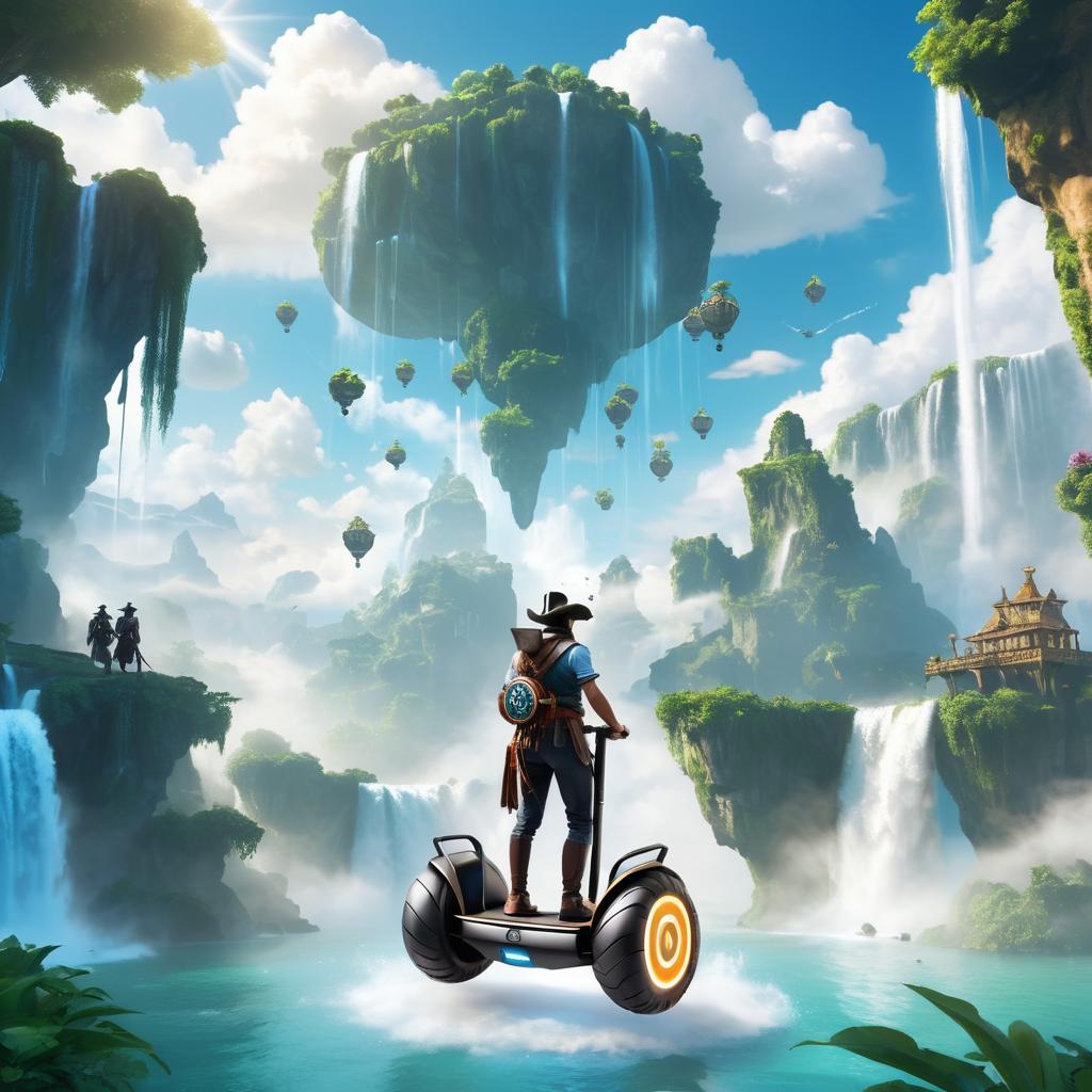 Rogue Adventure on a Cloud Segway