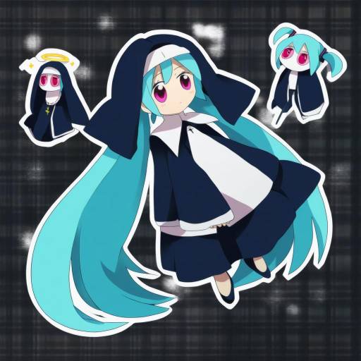 Illustration of Aimaina, vocaloid in the style of Hiiringu