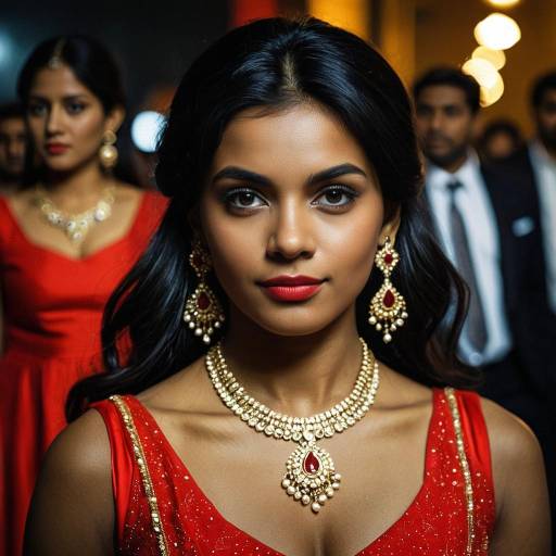 Bollywood-Inspired Fancy Dress Portrait