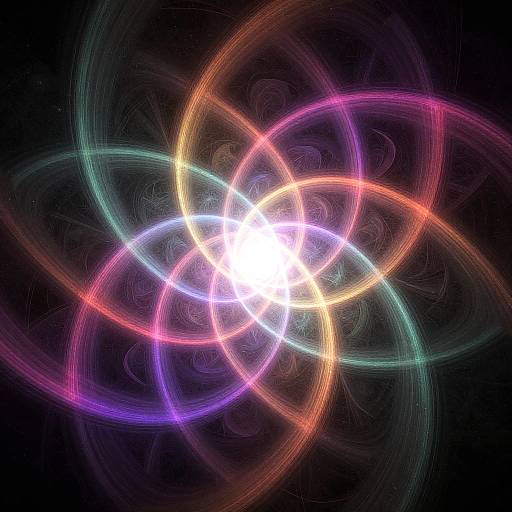 Mesmerizing Fractal Light Pattern