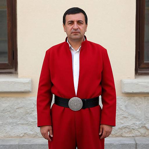 Man in Traditional Turkish Attire