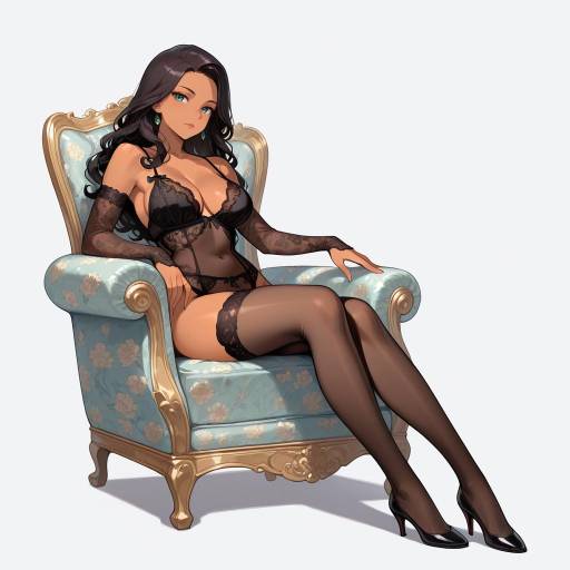 Elegant Lingerie Portrait of a Woman Elegant Lingerie Portrait of a Woman