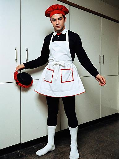 Tarantella Crossdressing Male Costume Parody
