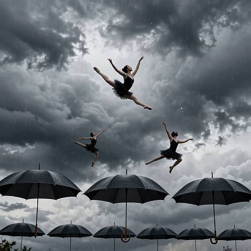 Surreal Ballet of Angry Rain Clouds