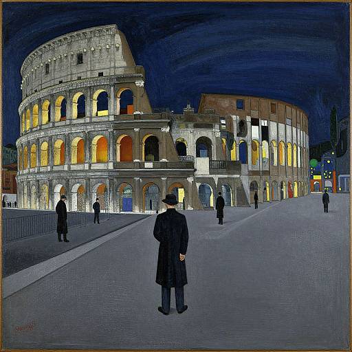 Mondrian Meets Goya: Night Watchman