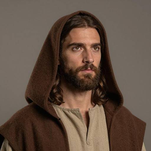 Realistic Biblical Costume Portrait of Man