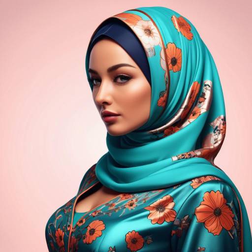 Elegant Arab Woman in Vintage Glamour Elegant Arab Woman in Vintage Glamour