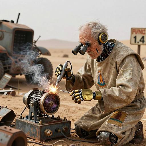 Elder Relic-Repair Android Calibrating Core