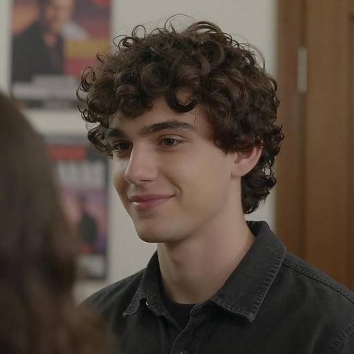 Candid Portrait of a Young Man