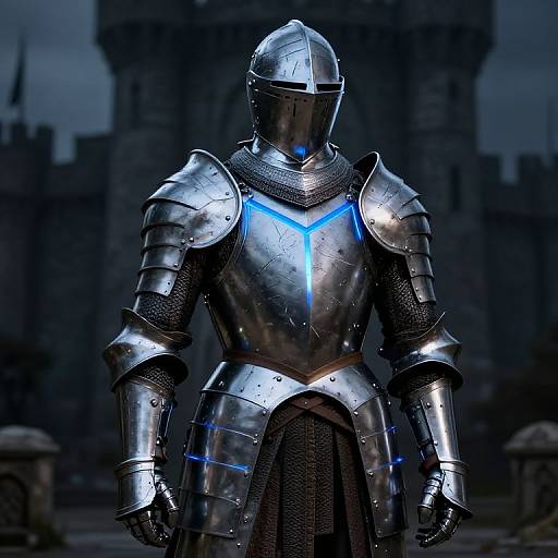 Futuristic Medieval Knight Armor Design