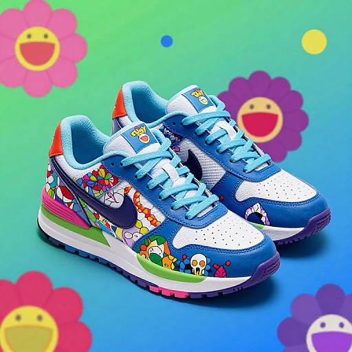 Vibrant Toy Story Inspired Sneakers