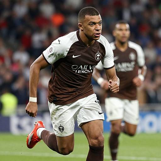 Kylian Mbappé in Action Shot
