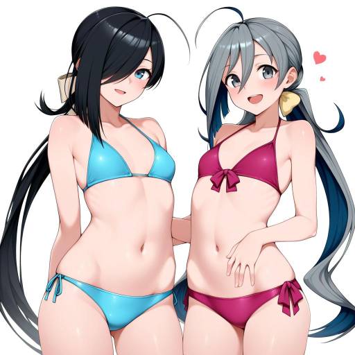Anime Girls in Bikinis