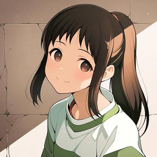 Illustration of Ogino chihiro, sen to chihiro no kamikakushi in the style of Torigoe takumi