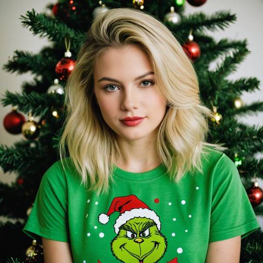 Grinch-Themed Christmas Shirt Design