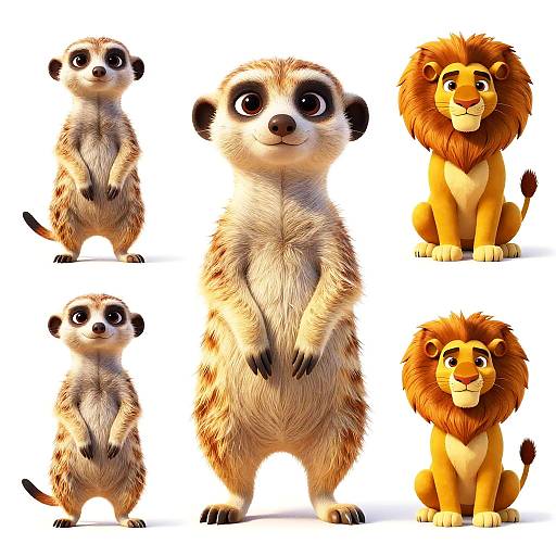 Cute Meerkat Character Design