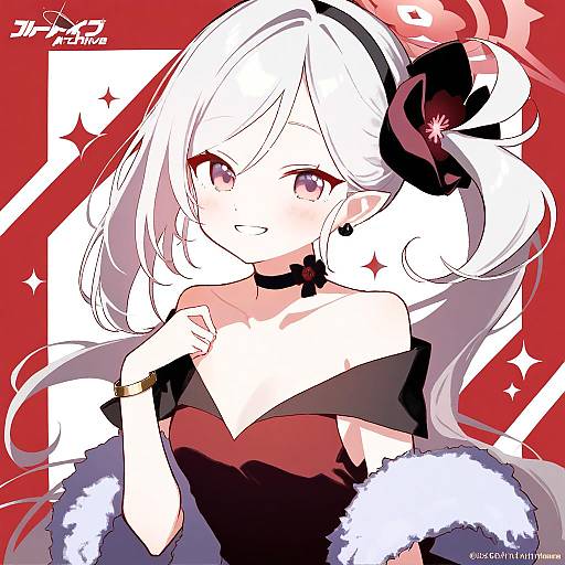 Illustration of Mutsuki (dress) (blue archive), blue archive in the style of Sofra