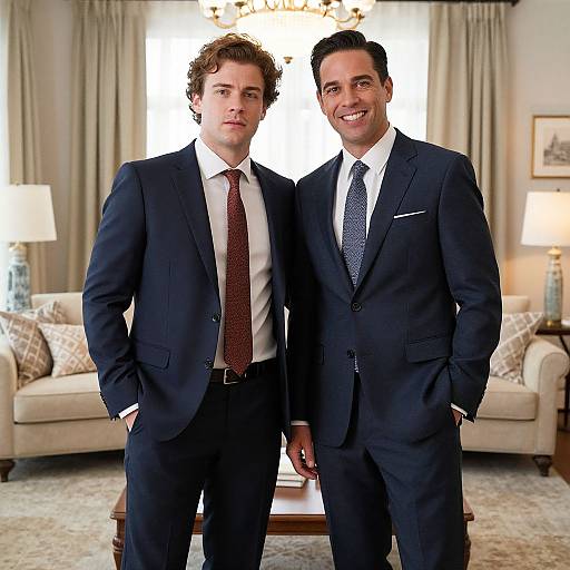 Step Brothers in Formal Fancy Dress