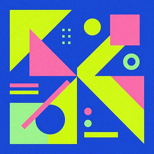 Neon Abstract Tech Art