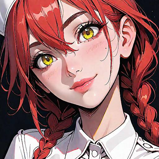 High-Quality Anime Nurse Portrait