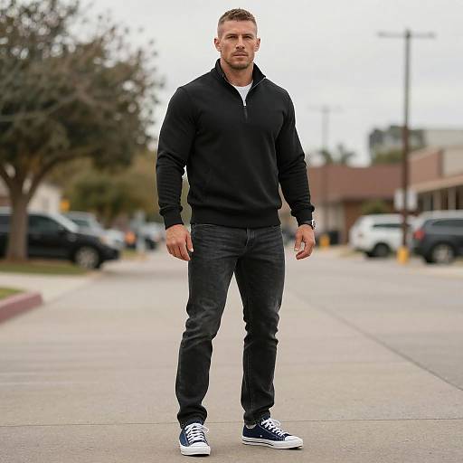 Editorial Photo of Lean Muscular Man