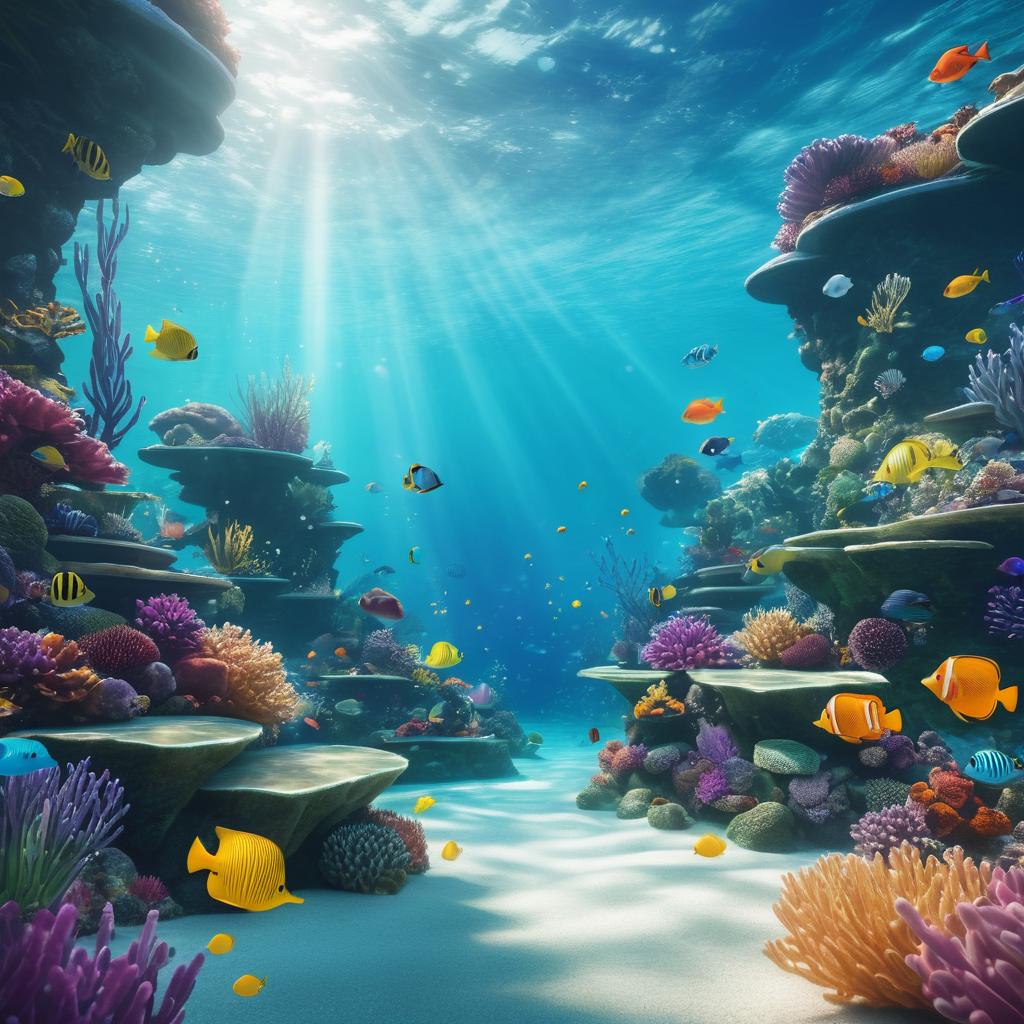 Whimsical Underwater World of Imagination