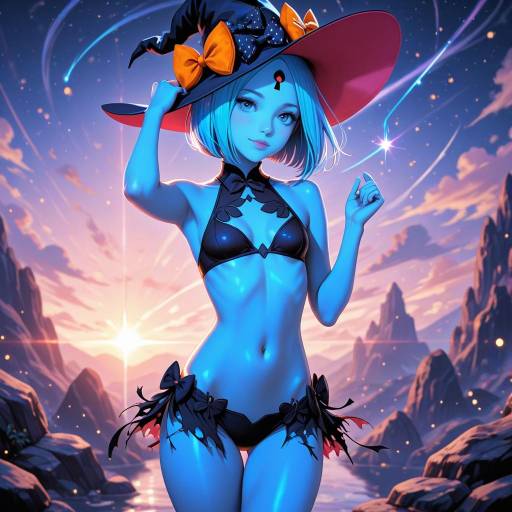 Fantasy Cowboy Shot of Abigail Williams