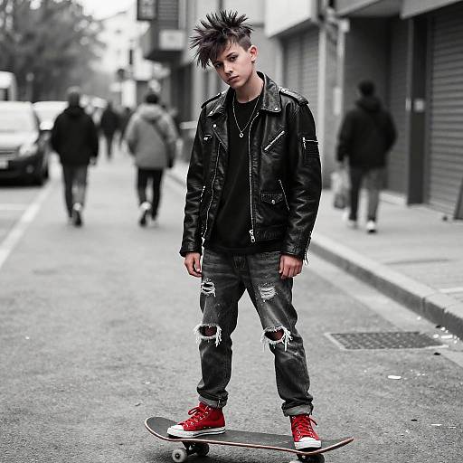 Punk Skateboarder Urban Outfit