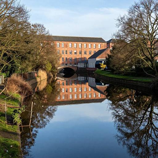 Reflections in Uppermill Waterways
