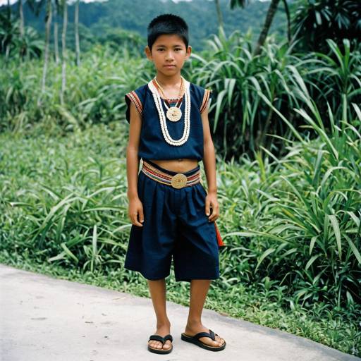 Traditional Filipino Costume with Jewelry