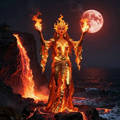 Pele Goddess of Volcanoes and Fire