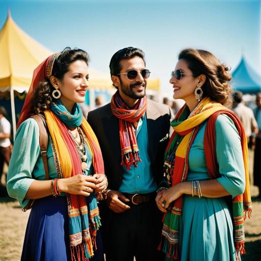 Vibrant Gypsy Musicians at Festival
