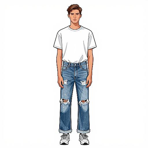 Minimalist Men's Summer Fashion Design